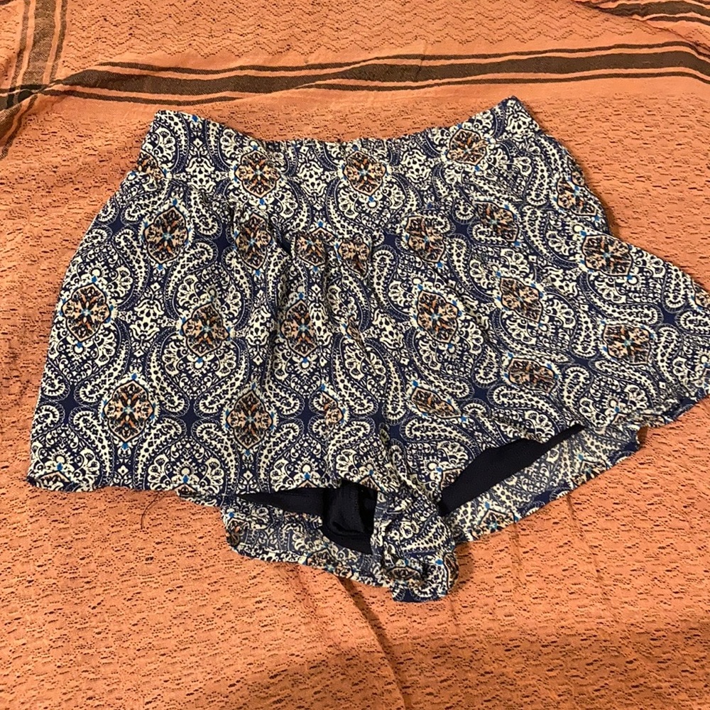 Boho high waisted shorts